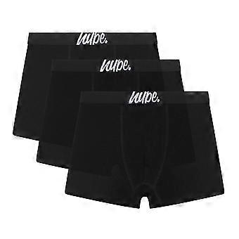 Hype - 3 Pack Boys Black Boxers Soft Breathable Fit