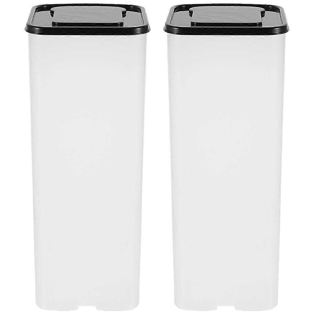 Bread Organizer for Storage with 2Pcs Plastic Bread Storage Containers