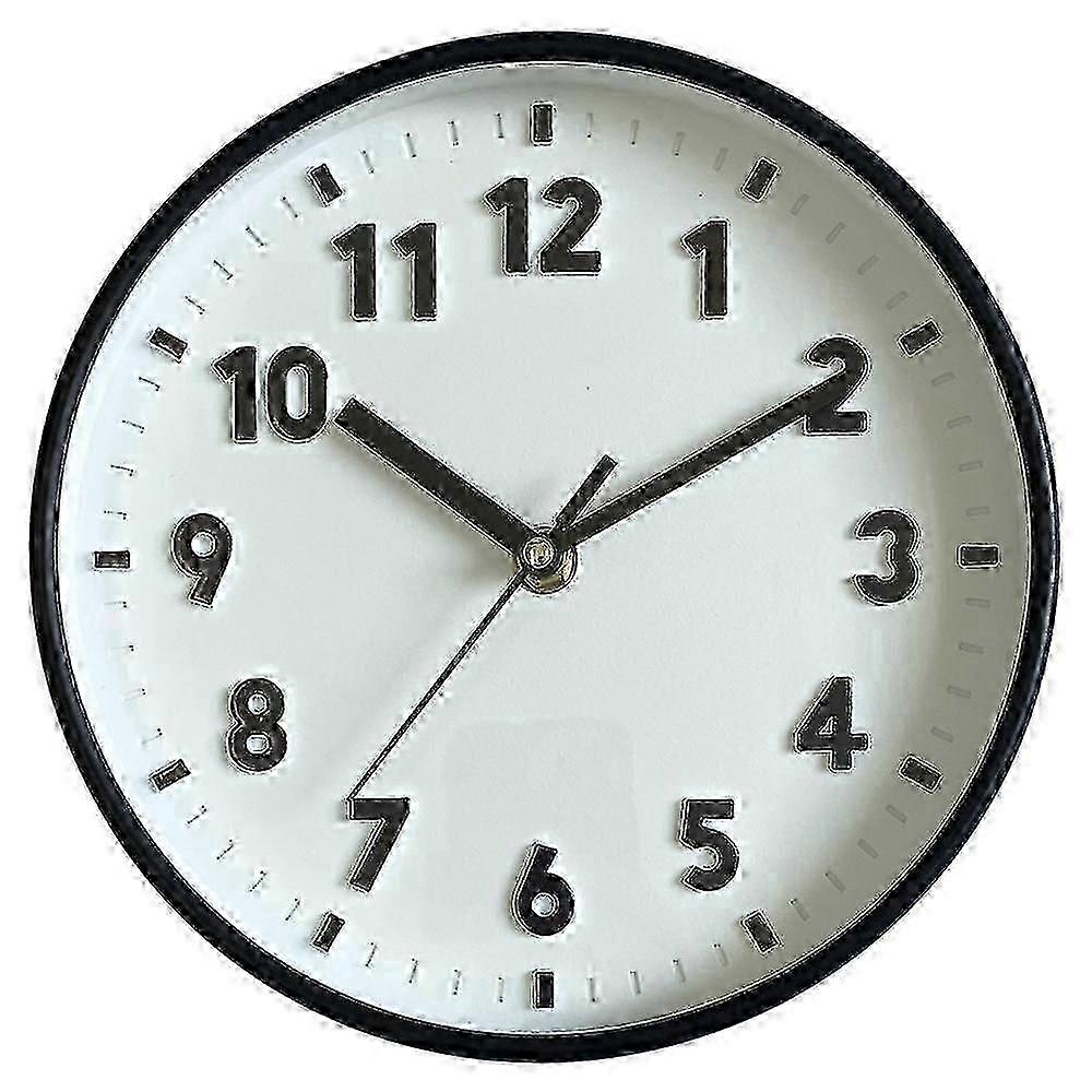 1 round 8-inch silent clock, edition 1107