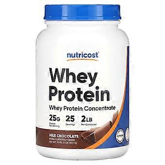 Nutricost, Whey Protein Concentrate, Milk Chocolate, 2 lb (907 g)