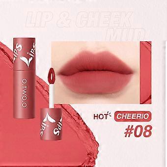 O.TWO.O Matte Lip Mud, tinta labbra e guance a doppio uso, lucidalabbra a lunga tenuta