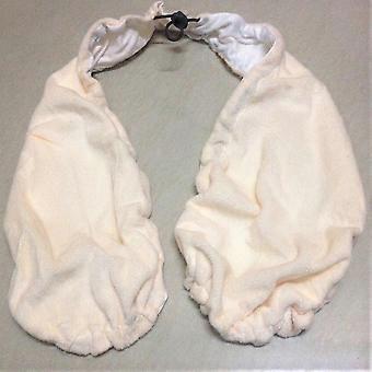 Sutiã cropped feminino Tata com amarração no pescoço, em veludo de poliéster liso, macio e confortável.
