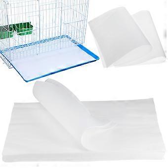100 stücke Vogel Käfig Liner Papiere Einweg Papagei Vogel Käfig Kissen Pad Matte