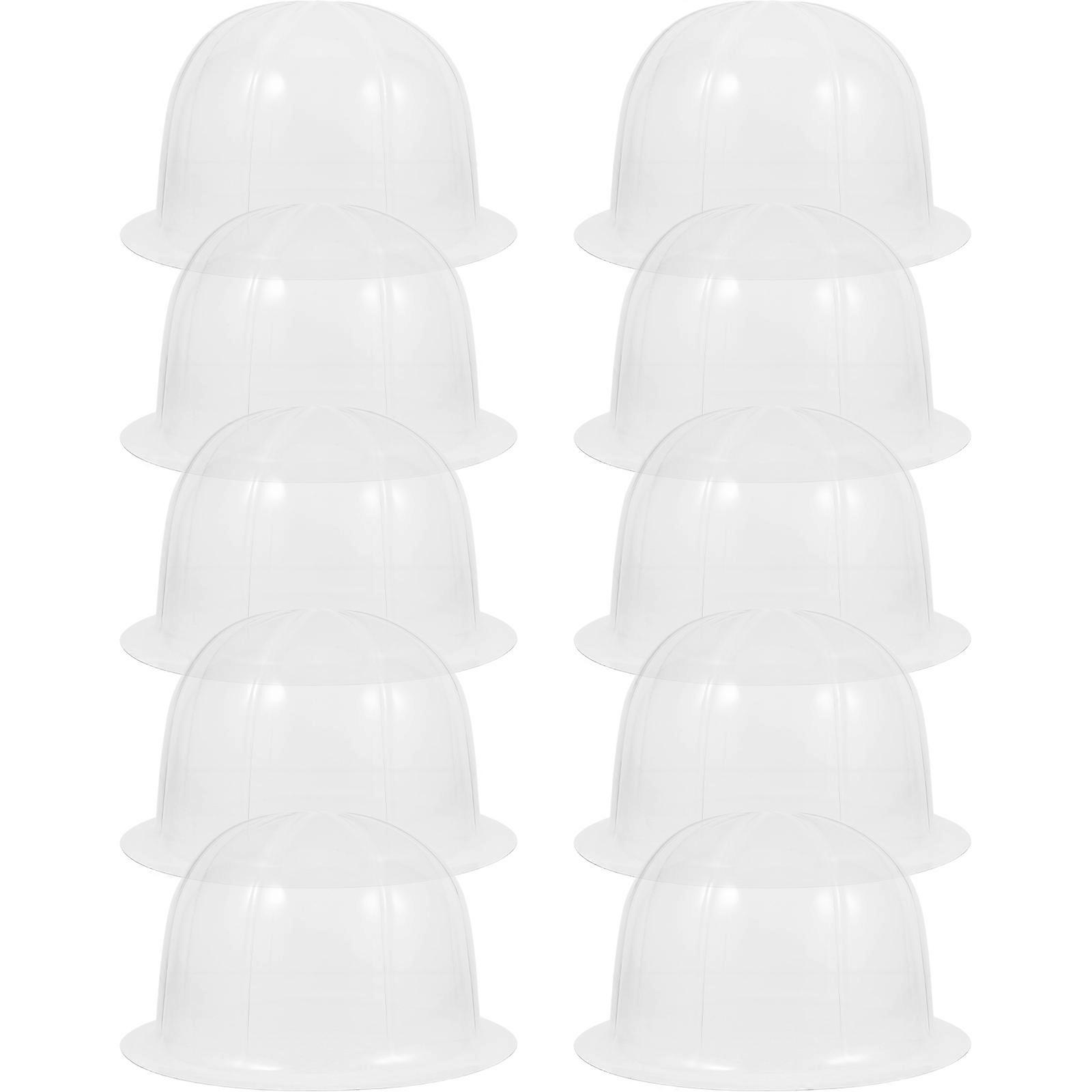Transparent Protective Hat Liner Insert for Baseball Hat Display 10Pcs