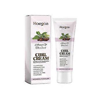 HOEGOA jojoba oil curling cream perm curling hair care styling hair moisturizing gloss elastic element