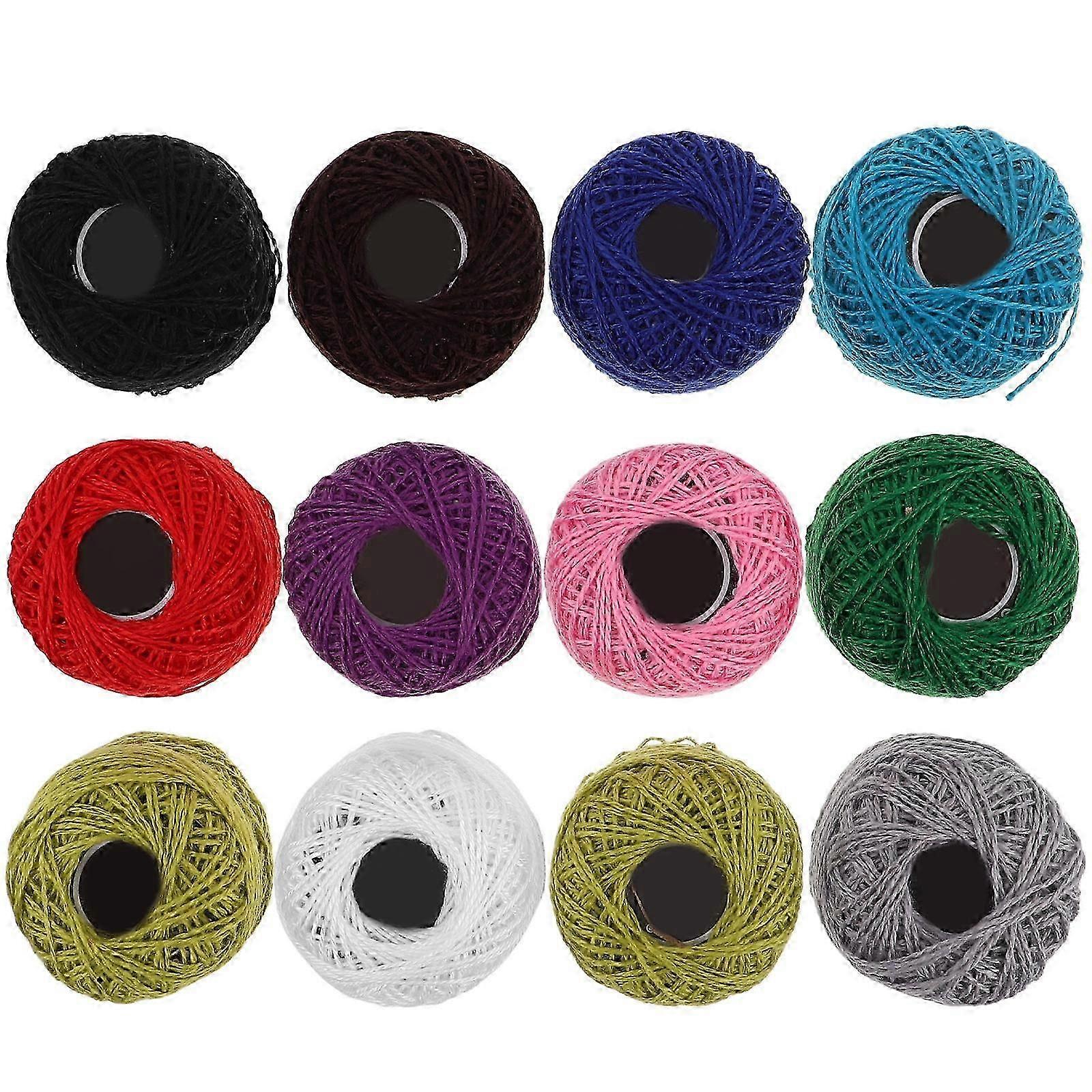 Embroidery Floss Cotton Thread Kit for Creative Projects 60Pcs in Assorted Colors