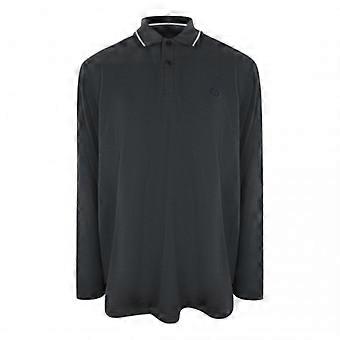 Fred Perry Mens Cotton Long-Sleeved Polo Shirt
