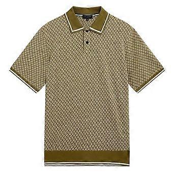 Polo Ted Baker pour homme, motif géométrique classique