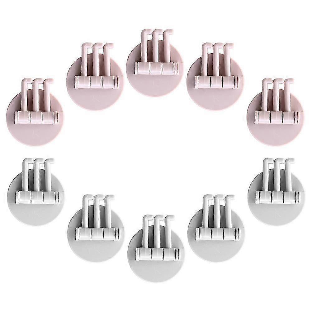 Rotating Hook Multi-Purpose Wall Hook for Kitchen Storage 30Pcs