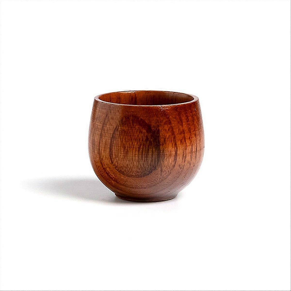 Solid Wood Cup Solid Wood Water Tea Cup compatible with Kitchen Living Room D