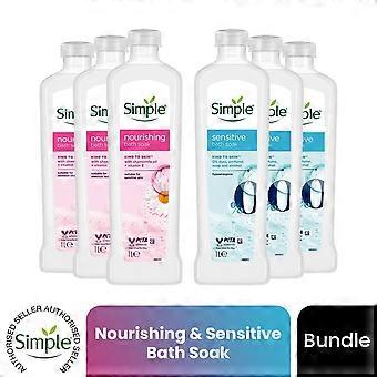 Simple Nourishing Bath Soak 3Pk