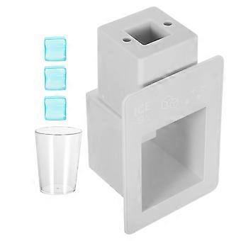 1 Set Kids Pretend Play Ice Maker Toy Realistic Mini Kitchen Appliance Model With Fake Ice Cubes Kitchen Playset For Boys And Girls