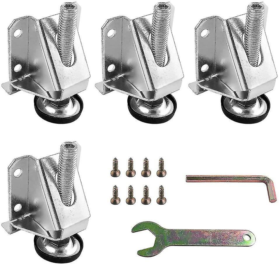 Set Of 4 M10 Levelers Heavy Duty Steel Leveling Feet With Locking Nuts