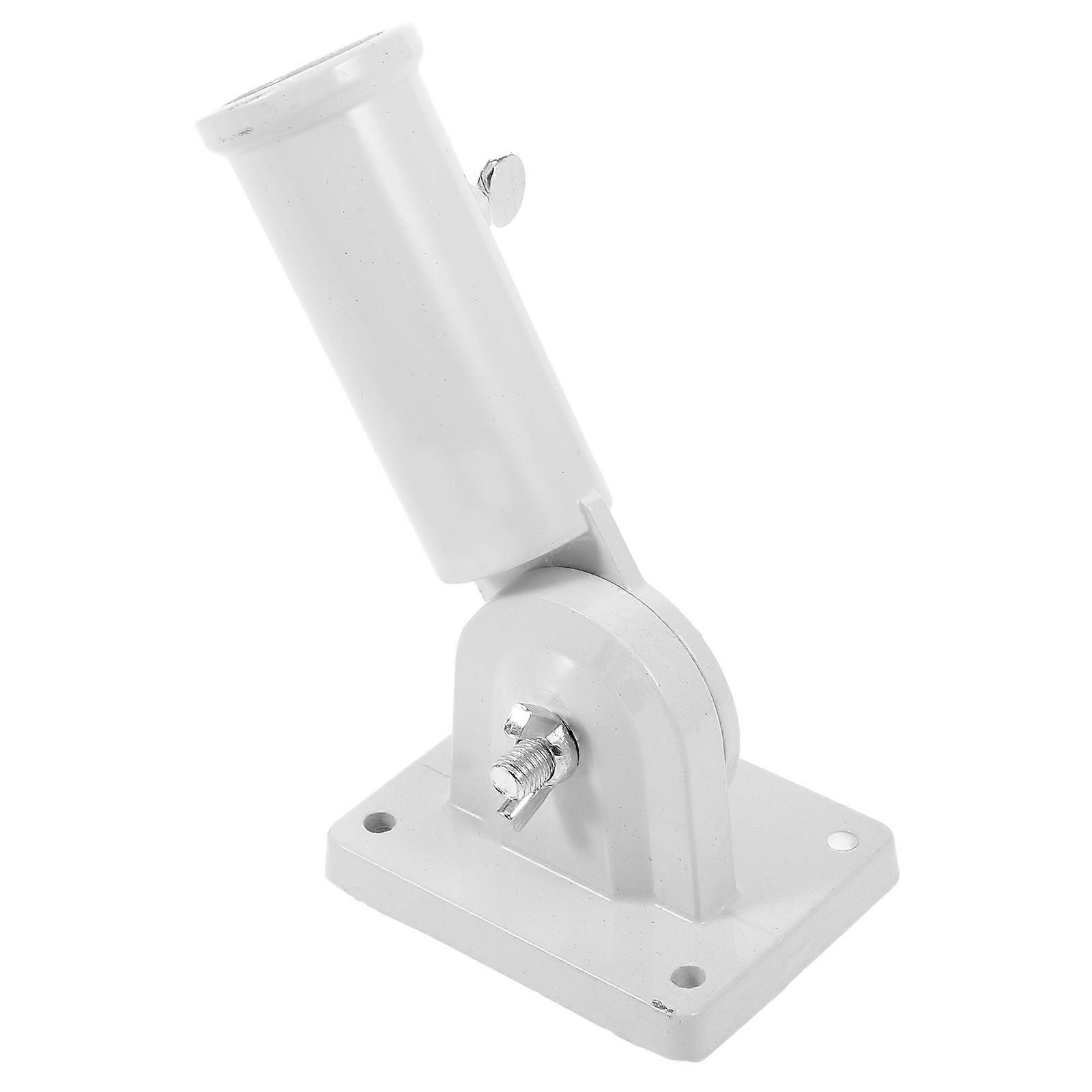 Practical Flag Bracket Holder Adjustable Metal Flag Pole Holder Wall-mounted Flagpole Holder