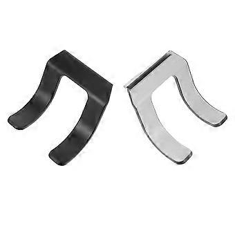 2pcs Hair Dryer Holder Rack - Wall Mounted Dual Fork Bathroom Blow Dryer Stand, Hair Care Tools Holder Wall Mount Styling Tool Organizer