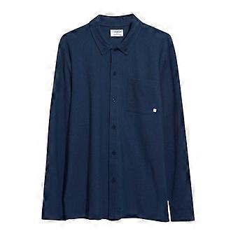 Farah Mens Textured Regular Long-Sleeved Shirt