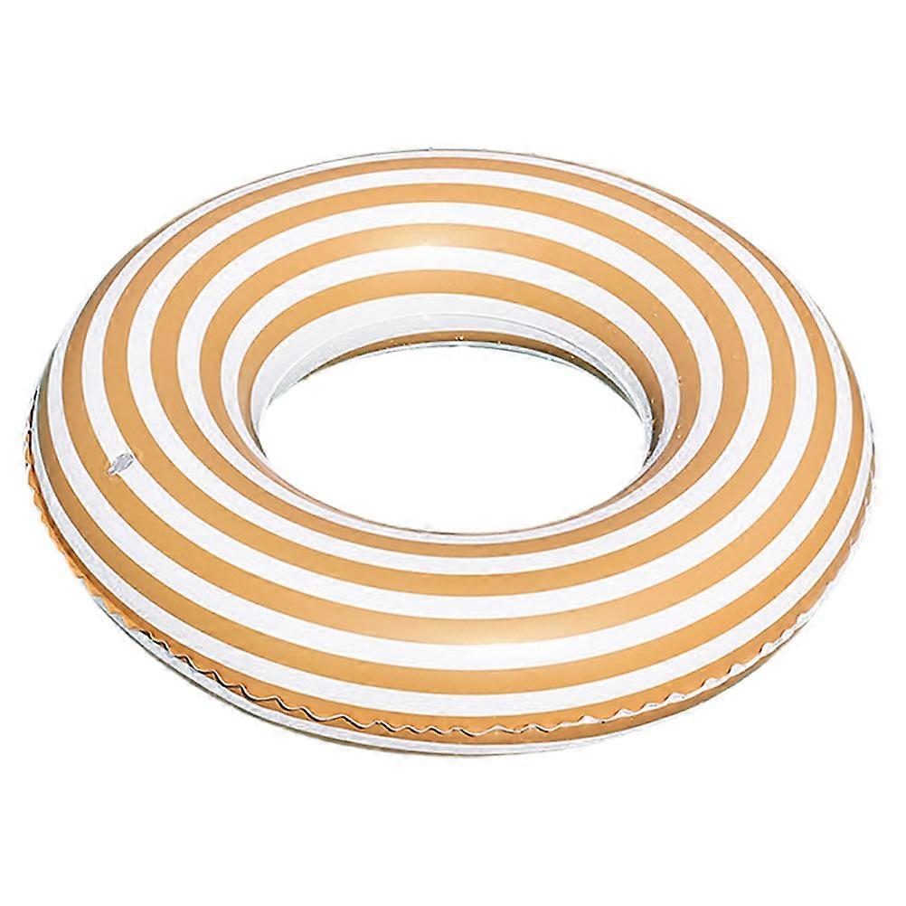 Outdoor Rescue Swim Ring Inflatable Float PVC Orange Material