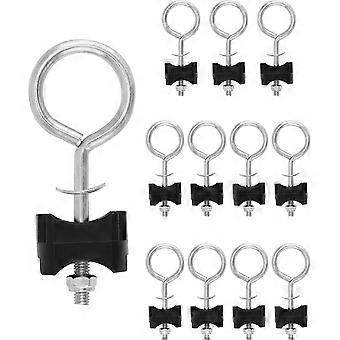 Z7 12 Pieces Trampoline Screws, Trampoline Accessories Screws, Trampoline Replacement Screw Kit, Steel Trampoline Stability Tool, for Large Trampoline