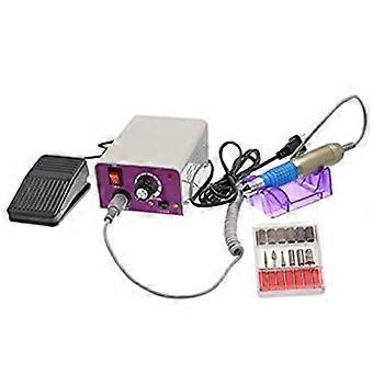 Electric Nail Drill 25000RPM Professional Nail File for Manicure Pedicure with Foot Pedal Control