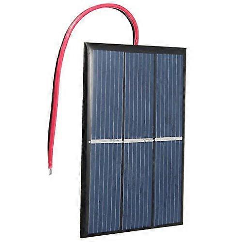 Mini Solar Panel with Wire 1.5V 0.65W Compact Solar Power for Small Electronics Projects