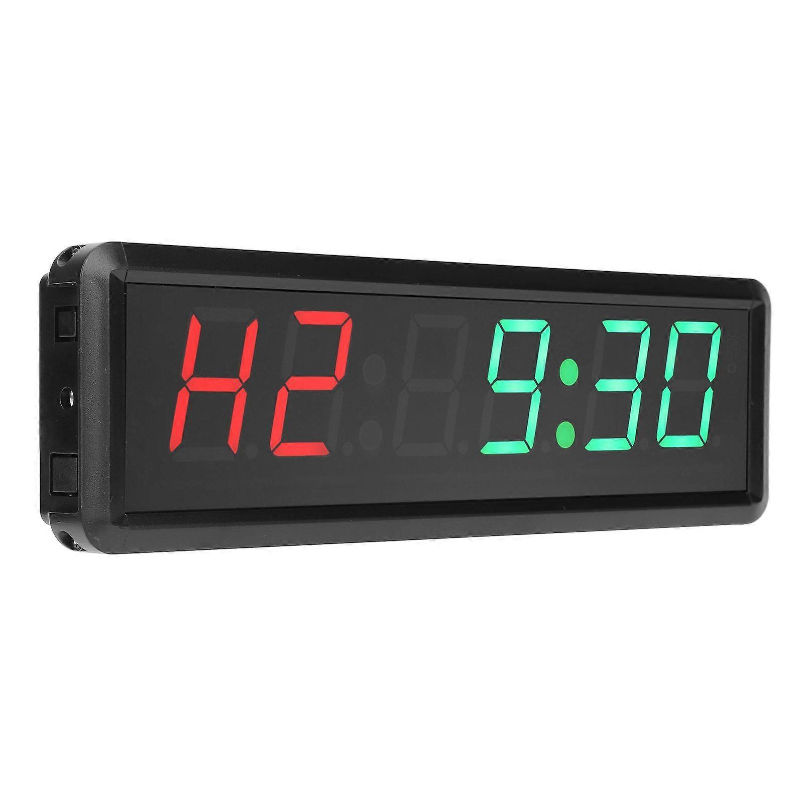 1.8in LED Digital Timer with Remote Control Countdown Interval Clock Stopwatch US Plug 100?240V GXE6T 1.8RB