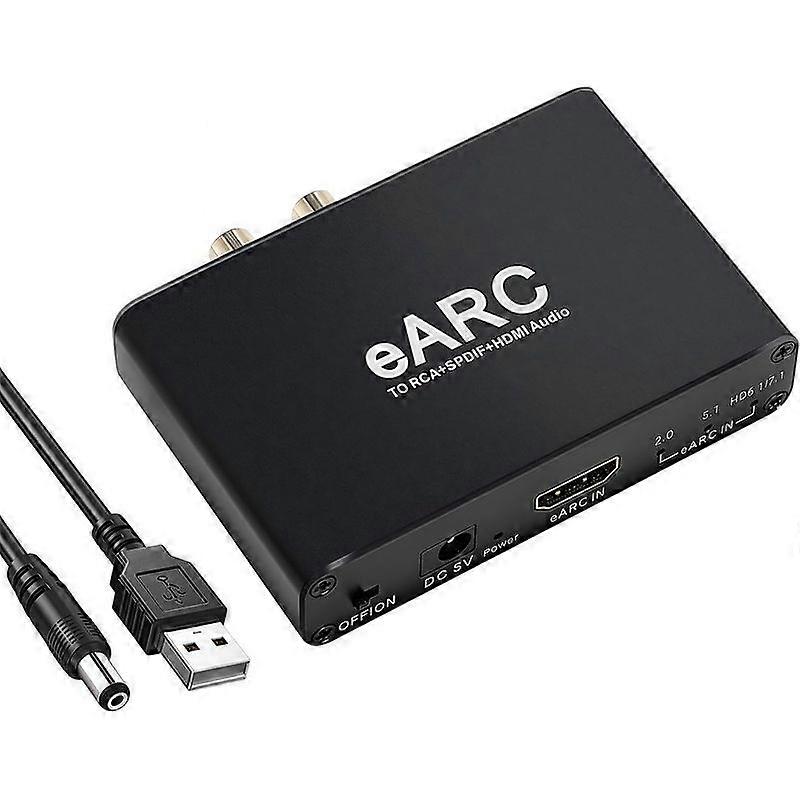 HDMI eARC/ARC To Optical/RCA Adapter