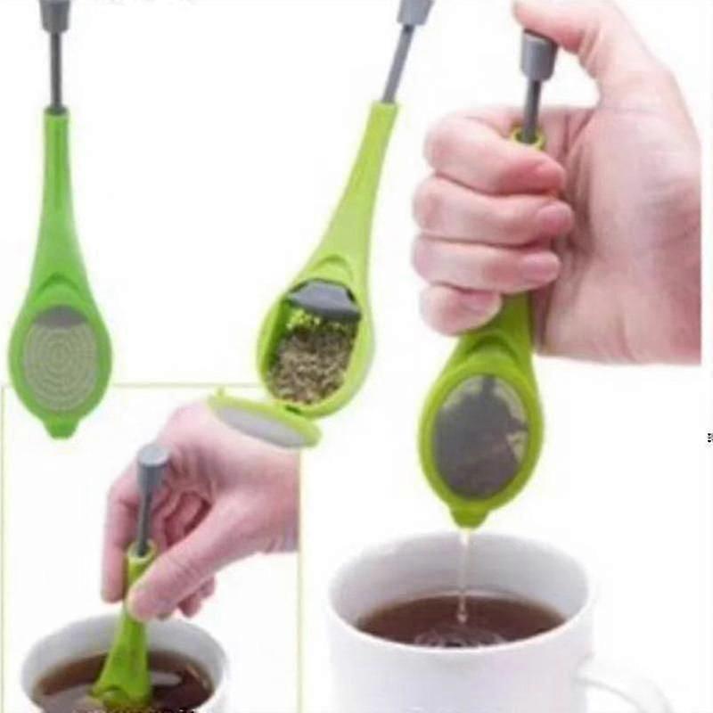 Silicone Tea Strainer Tea Strainer Tea Strainer (1 Piece), Green