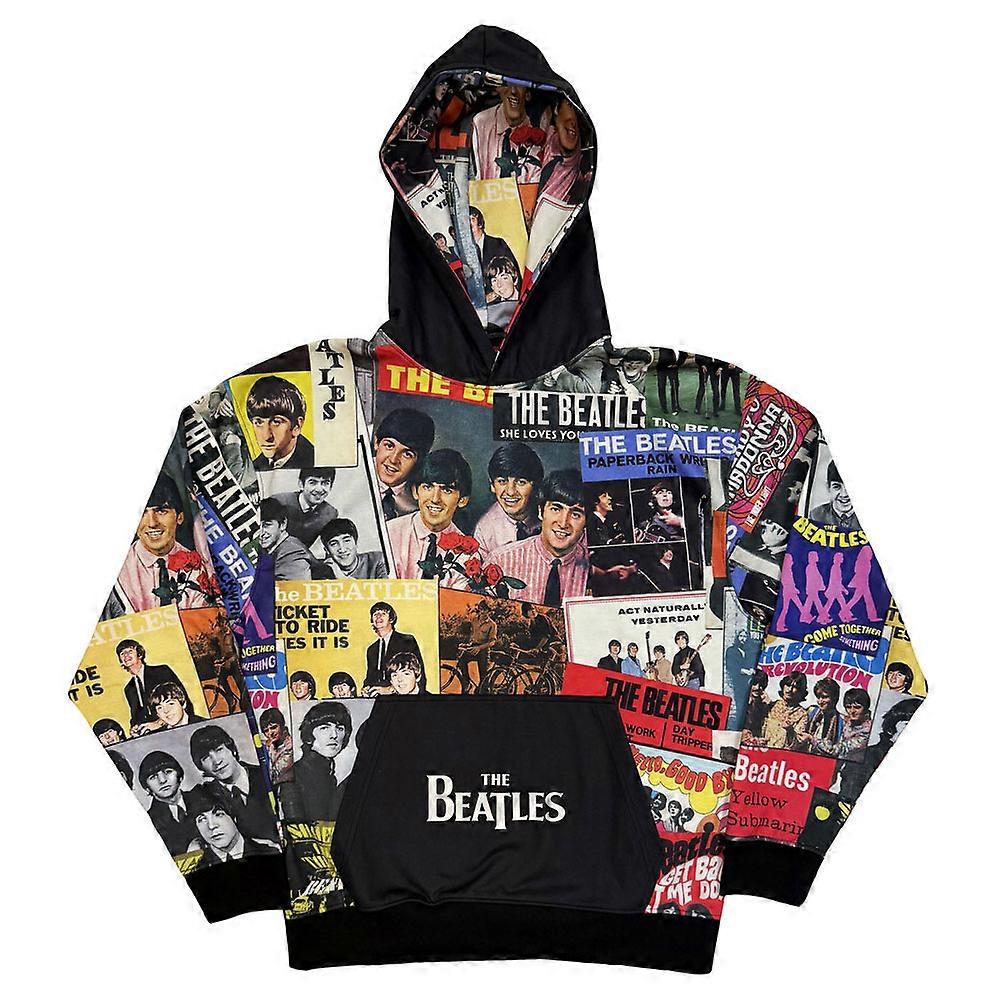 The Beatles Single Covers All Over Print Pullover Hoodie