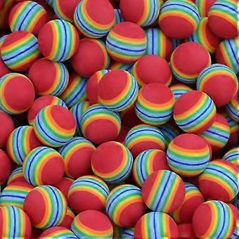 Palline da golf in spugna di schiuma EVA, 4,2 cm, leggere, ideali per allenamento al chiuso e all'aperto, per bambini e adulti, rosse e blu, confezione da 20 pezzi.
