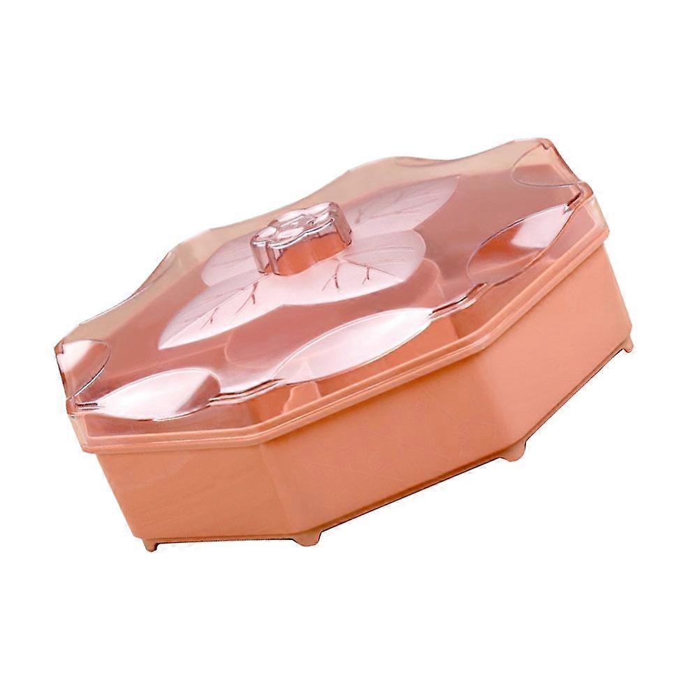 Creative Candy Plate Single-Layer Dish with Compartments 3Pcs Set
