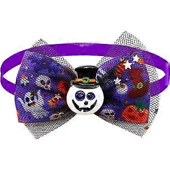 Halloween Pet Bow Tie With Adjustable Strap For Party And Holiday Photos