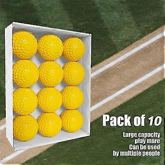 10 Pack Baseballs Training Ball ,9 Inch Pitching Machine Baseballs For Hand-eye Coordination, Hitting And Practice