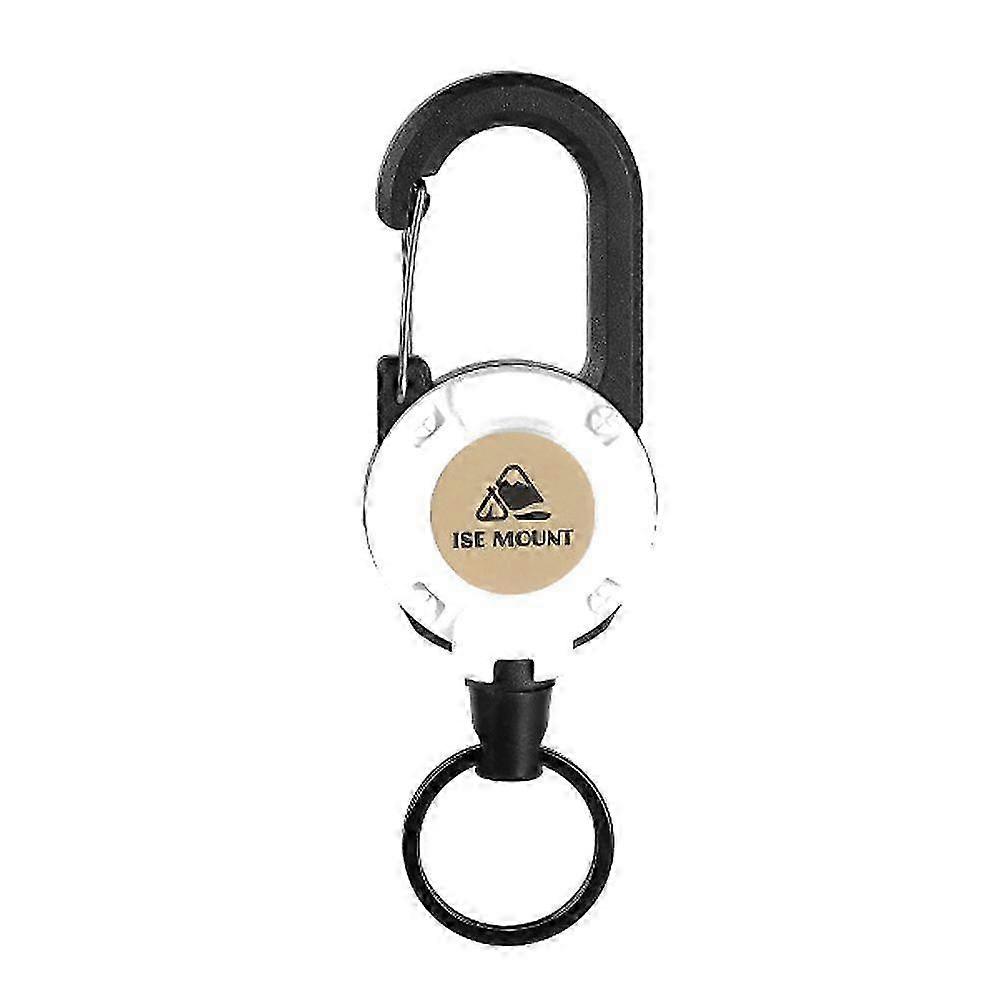 Outdoor Steel-Wire Retractable Keychain