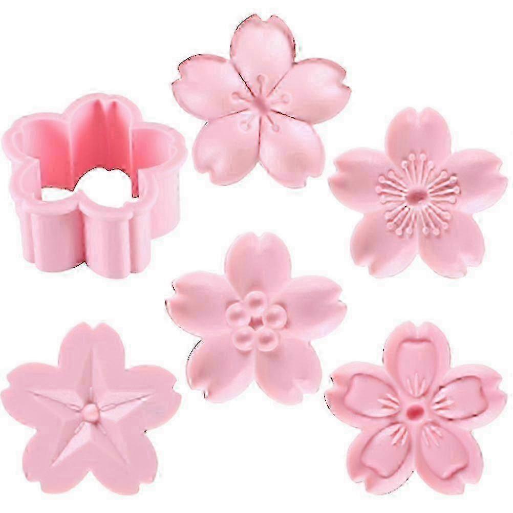 5-Piece Flower Cookie Stamper