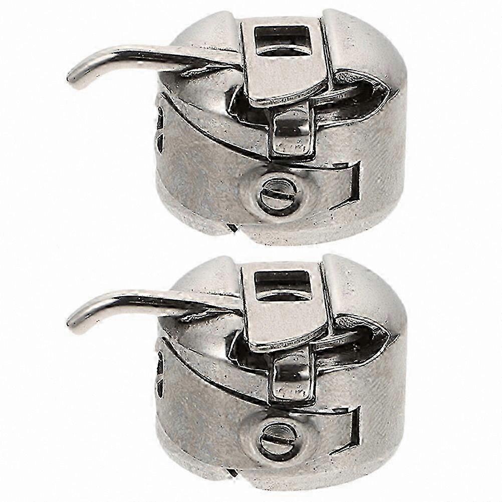 2-Pack Bobbin Case compatible with Industrial Sewing Machines, Replacement Accessory compatible with Sewing Projects