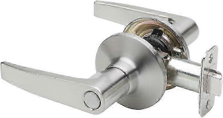 Satin Stainless Privacy Lever