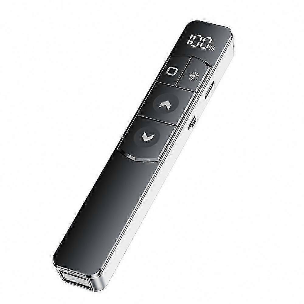 Laser Presentation Pointer 2.4G Wireless with Page Turning, Compatible with PowerPoint PPT and MAC/Windows/Linux Systems