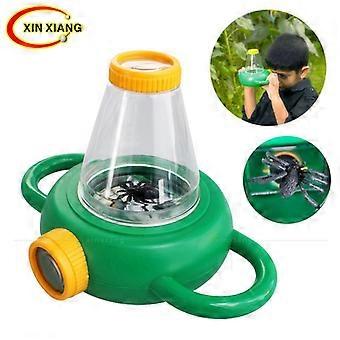 Children's Insect Box Multifunctional Magnifying Glass Handheld Small Animal and Ant Observation Device Scientific Outdoor Experiment Instrument