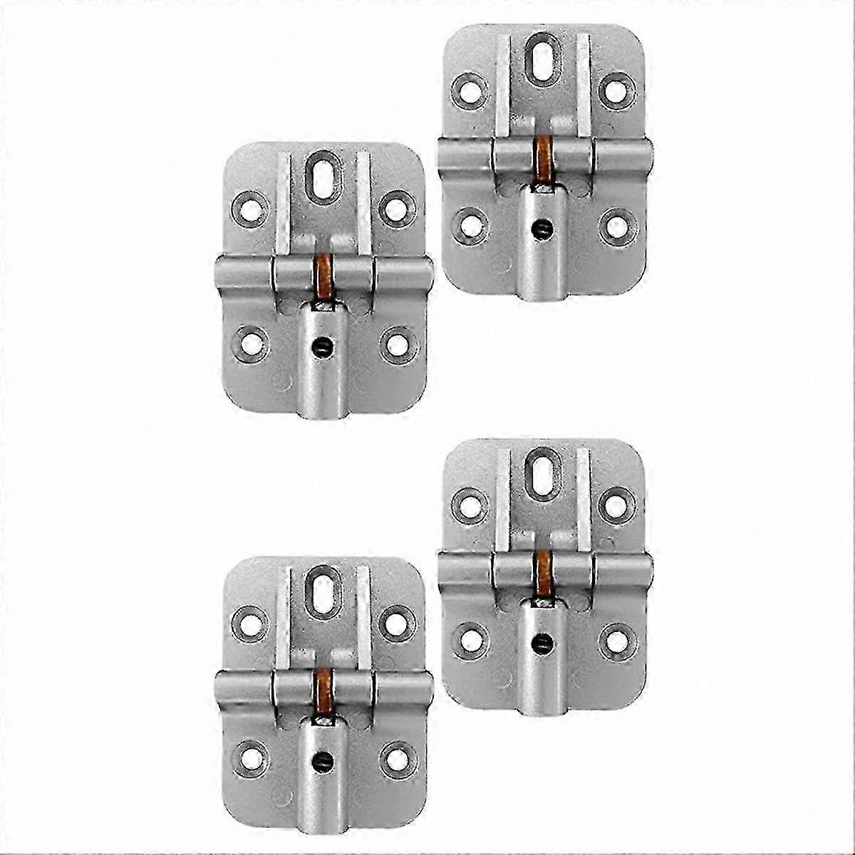 180-Degree Adjustable Hinge, Folding Locking Hinge compatible with Doors and Leaf Tables, 4-Pack