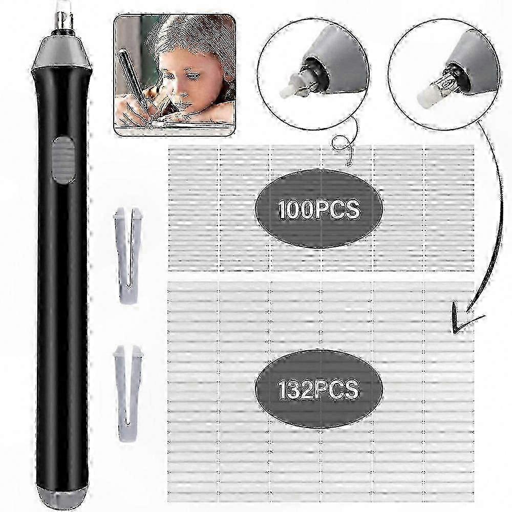 For Accurate Correction: Precision Electric Eraser with Refills