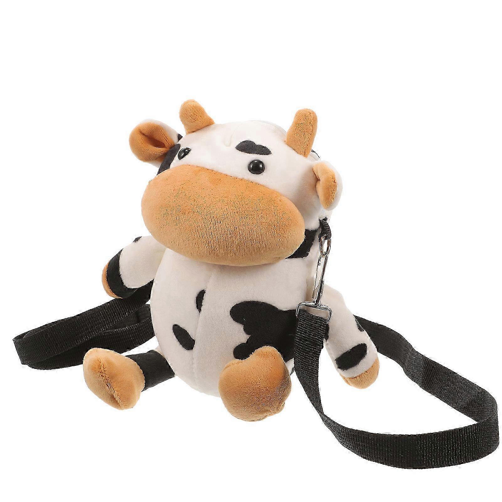 Cute Plush Cow Shoulder Bag
