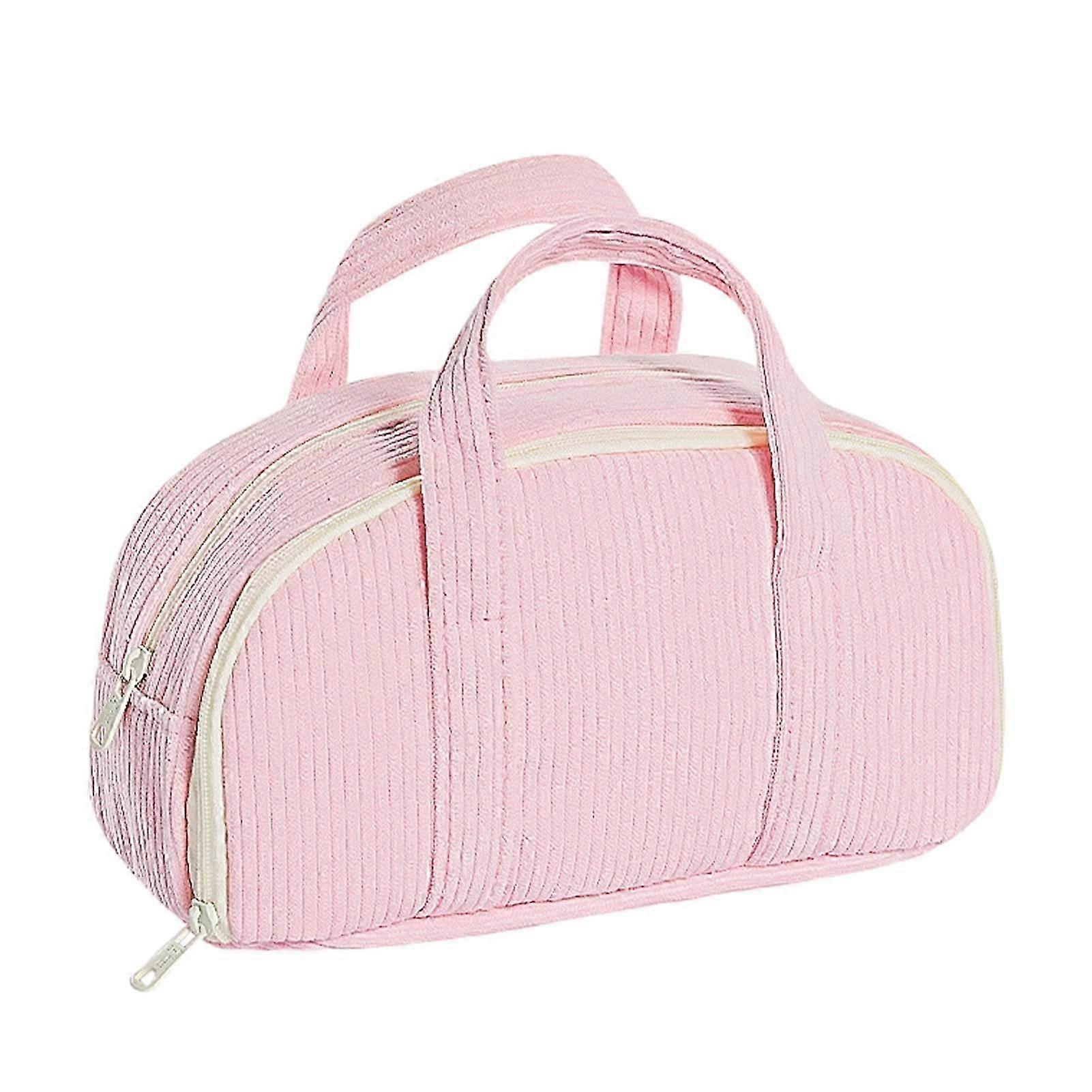 Large Capacity Layered Pencil Case Corduroy