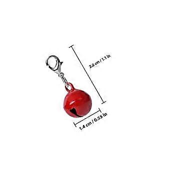 Pet Collar Bells Metal Set for Decoration 10Pcs Assorted Color