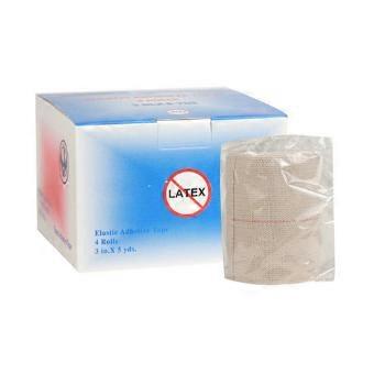Jorvet Elastic Adhesive Bandages - 3" x 5 yds, 4 Rolls
