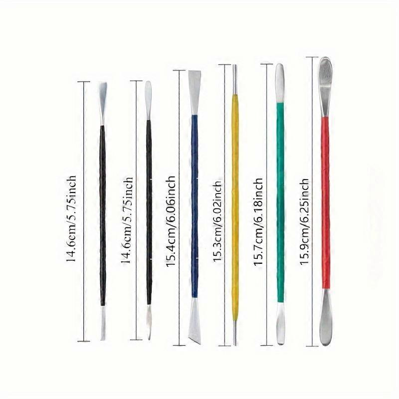 6pcs Pottery Sculpting Tool Clay Ceramic Modeling Tool Plaster Sculpting Kit