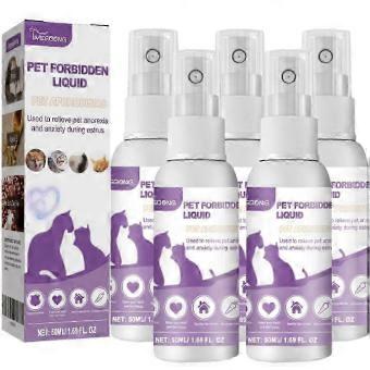 Pet Calming Spray For Cats And Dogs Anxiety Relief Pheromone Formula Eases Heat Agitation