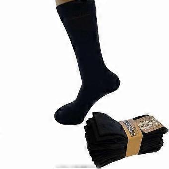 Bamboo fiber socks, 10 pairs (black), size 43-46-brnv