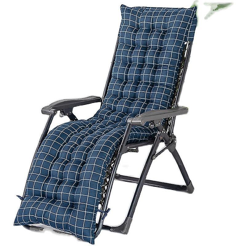 ריהוט פטיו כיסא נדנדה אחורי גבוה כרית כיסא נדנדה מקורה חיצונית כיסא נוח כרית עם תחבושת עניבות (1 יח ', כחול)