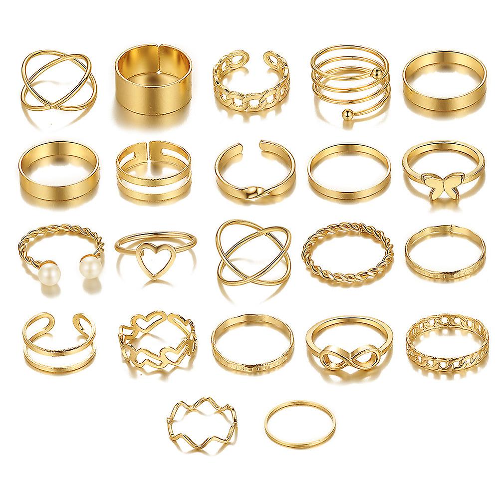 Copper Toe Rings for Women Open Toe Rings Adjustable Tail Ring，22 pcs