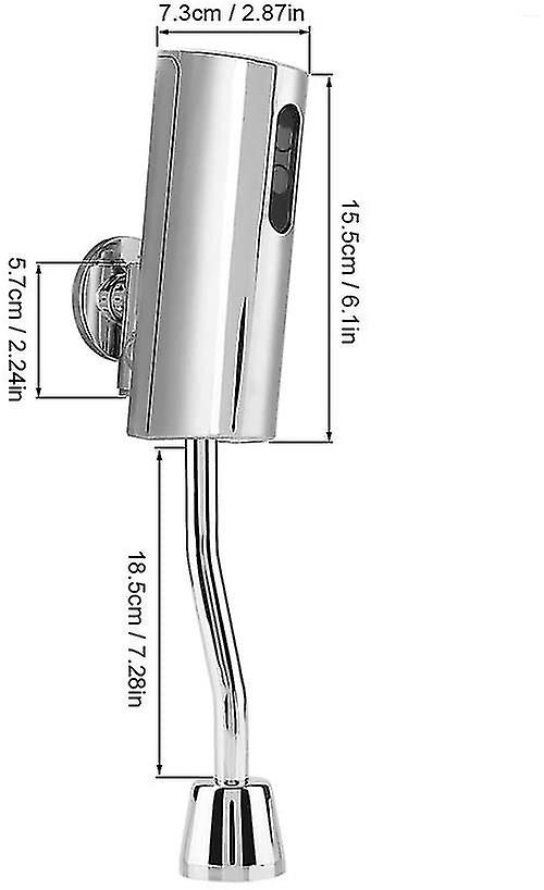 Automatic Urinal Flush Valve Wall Mount Sensor Smart Touchless Urinal Flush Valve For Bathroom Water Saving Car Urinal Flush Kit